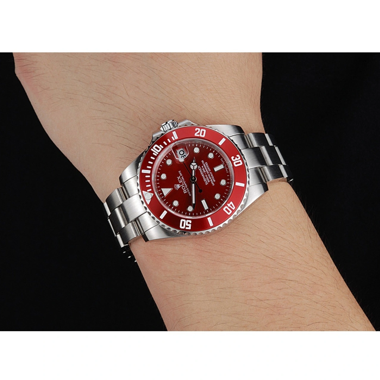 AAA replica watch Red Submariner Bracelet 1454154 Stainless Rolex Steel Dial 1029
